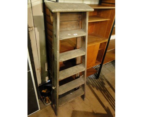 Vintage pine step ladder