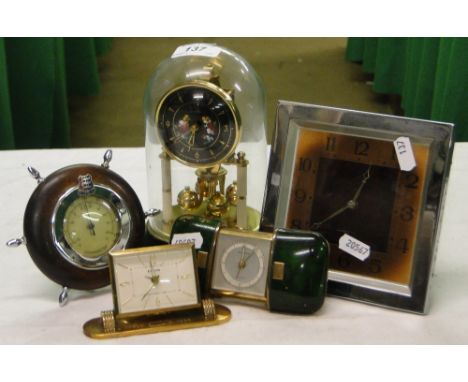 Travel clocks, barometer, etc.