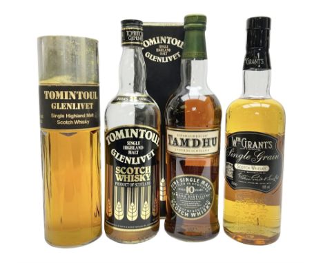 Tomintoul Glenlivet, single highland malt Scotch whisky, 1980s perfume bottling, Tomintoul Glenlivet, 8 Years Old, single mal