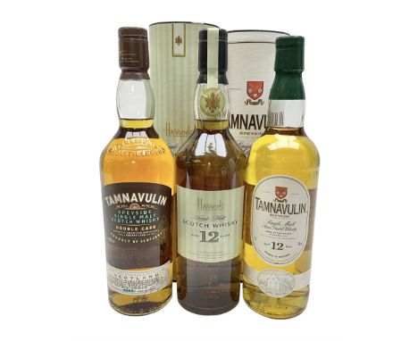 Tamnavulin, 12 year old, single malt Scotch whisky, Knockdhu, 12 year old, single malt Scotch whisky for Harrods and Tamnavul