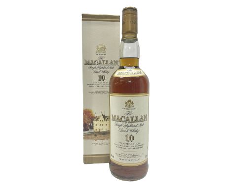 Macallan, 10 year old, single malt Scotch whisky, 700ml, 40% vol, boxed