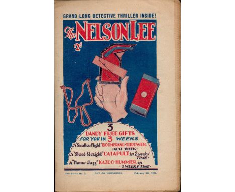 Nelson Lee. February 8th 1930 Magazine contains the long illustrated detective thriller 'The Man Who Vanished' by Edwy Searle