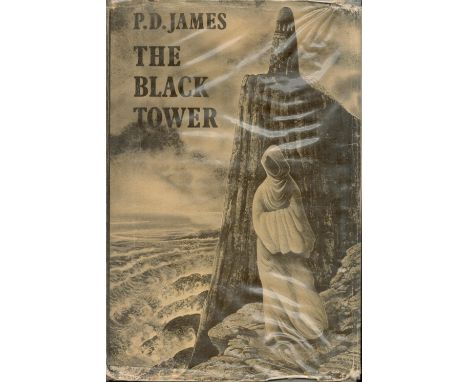 P. D. James The Black Tower Ex. Lib. with complete Dust Jacket, Wrapper Hardback 1st Edition 1975 Book. We combine shipping o