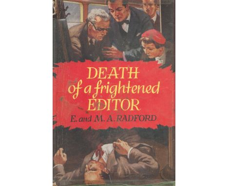 E. and M. A. Radford Death Of A Frightened with complete Dust Jacket, Wrapper Hardback 1st Edition 1959 Book. We combine ship