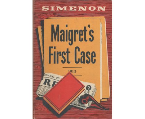 Georges Simenon Maigret's First Case Fine with complete Dust Jacket, Wrapper Hardback 1st Edition 1958 Book. We combine shipp