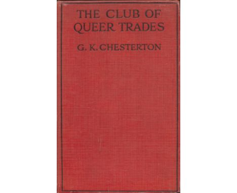 G. K. Chesterton The Club of Queer Trades 1ST Edition (c. )1920 Book. We combine shipping on all lots. Single book £5.99 UK, 