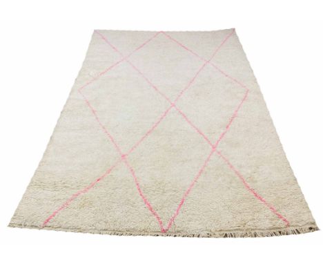 MOROCCAN BERBER CARPET, 300cm x 205cm, contemporary high atlas mountains design.