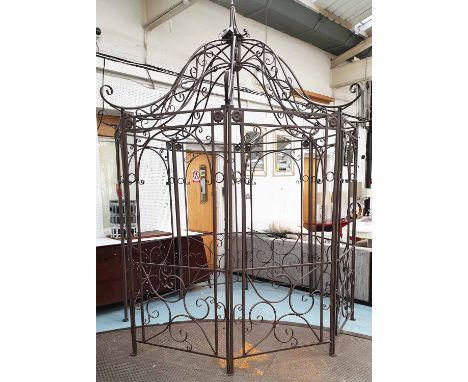 ARCHITECTURAL GARDEN PERGOLA, in the French provincial style, 320cm x 270cm x 270cm.