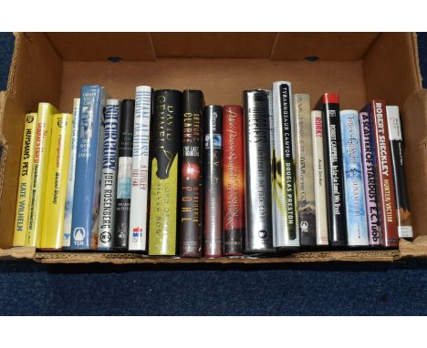 SCIENCE FICTION / FANTASY / THRILLER BOOKS, Twenty-   One Titles, all 1st Editions  in Hardback Format comprising Backdrop of