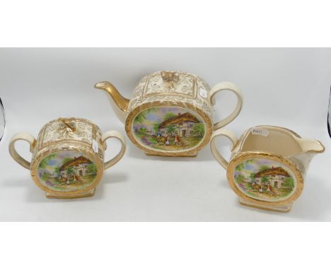 Sadler Classical decorated Tea Service: 