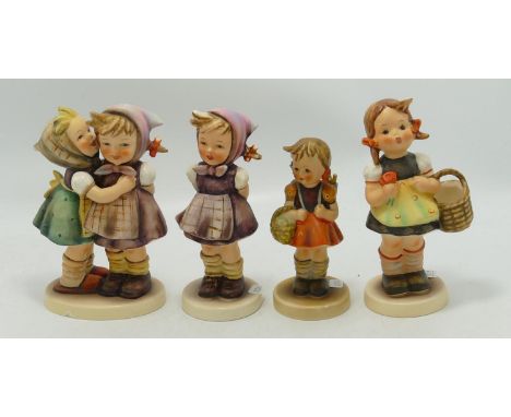 Four West German Goebel Sister Figures (4) 