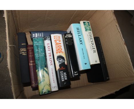 A box of various modern First Edition books 