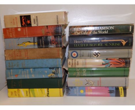 Henry Williamson 15 volume series 'A Chronicle of Ancient Sunlight'  - first editions apart from 'The Dark Lantern' &amp; 'Th