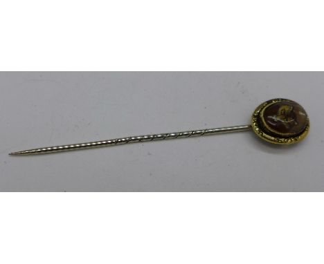 A Wessex Crystal stick pin depicting a fox