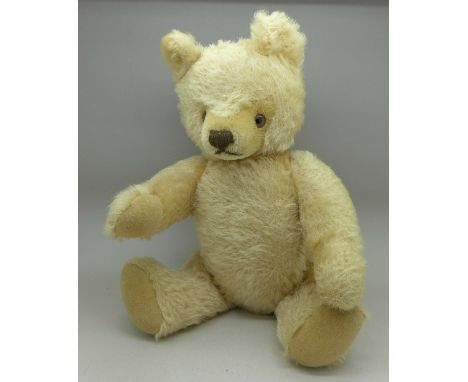 A jointed mohair Teddy bear, 34cm