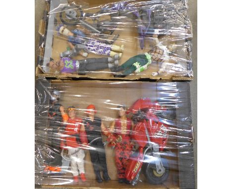 Action Man figures and vehicles