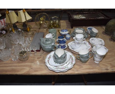 A large quantity of ceramics and glasswareTo include a small collection of Royal Albert 'Old Country Roses' comprising small 