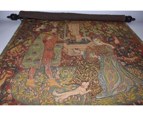 'Le roman de la rose' (The romance of the rose' tapestry by Anne-Roland Aknin The exclusively for the Franklin Mint, the tape