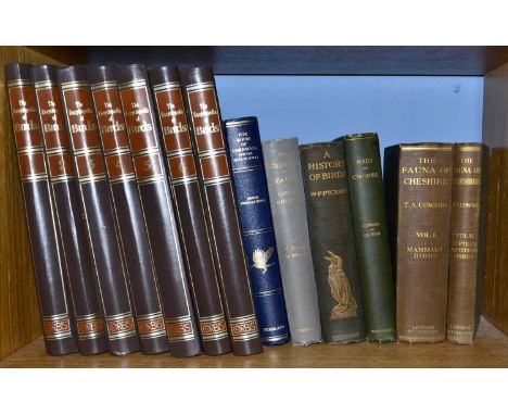 Quantity of books on ornithology including; Encyclopedia of Birds 7 vols, Penhallurick; Birds of Cornwall and Scilly Isles, J