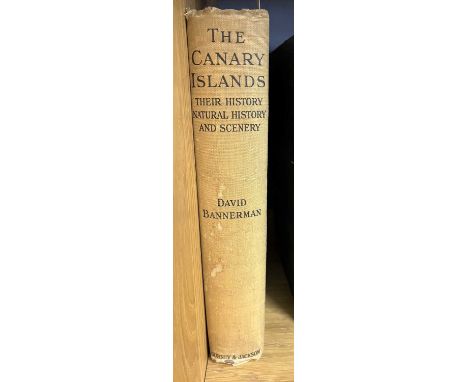 Bannerman - The Canary Islands Their History and Natural History , first edition of Bannerman's first book, Gurney &amp; Jack