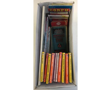 A quantity of OS Explorer and Outdoor leisure maps, and various other vintage maps to include four Bartholomew's half-inch ma