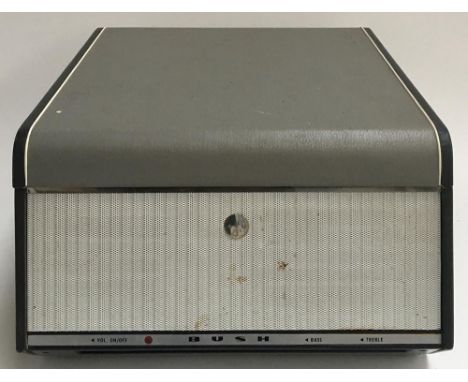 A Bush Monarch vintage portable record player 