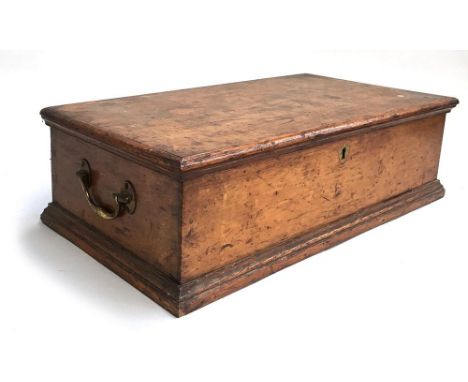 A fine oak tool chest by Wm Brookes &amp; Son, with original green label to interior of lid 'Gentlemen's Tool Chests, Manufac