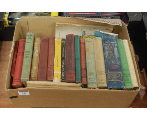 A box of miscellaneous books, to include Donald Sotheby New Tales of Robin Hood, Maysie Greig It Happened One Flight, Alice R