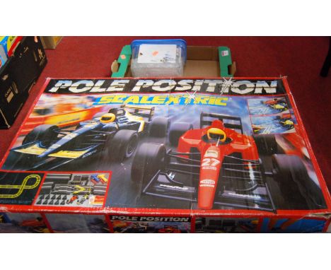 A Scalextric pole position box set