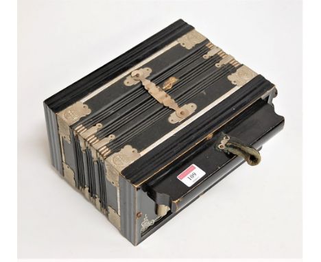 An early 20th century Luxus piano accordion