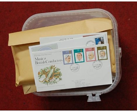A collection of assorted Royal Mail first day covers from the late 80s/early 90s