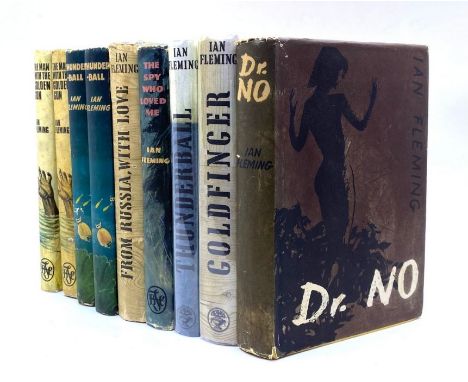 Fleming Ian. Mixed collection to include Goldfinger, first Book Club edition, 1959, in facsimile Cape jacket; Thunderball, fi