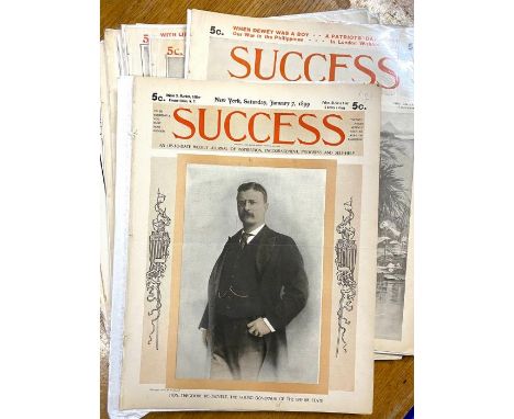 A miscellaneous collection of magazines &amp; newspapers, several hundred, to include 13 issues of Success, published in New 