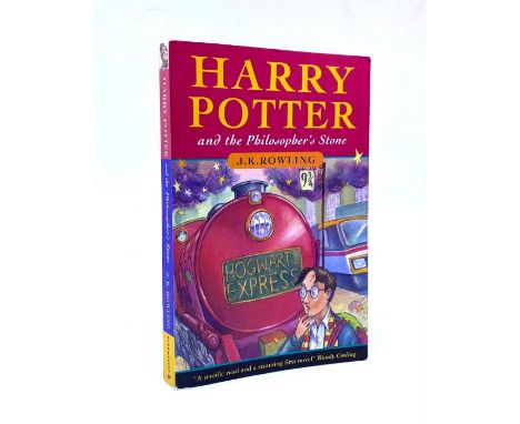 Rowling, J. K. Harry Potter and the Philosopher's Stone, first edition, first issue, London: Bloomsbury, 1997, paperback, pri