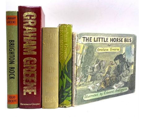 Greene, Graham. Collection of three books to inc. The Comedians, first ed., Bodley Head, 1966; The Little Horse Bus, illustra