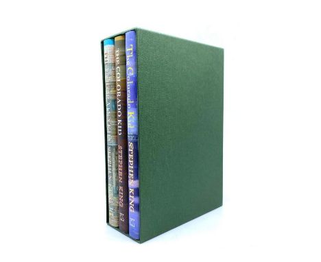 King, Stephen. The Colorado Kid, limited edition in three volumes, 'Letter L of 26 Copies', first hardcover editions, each be