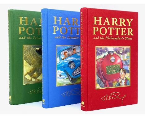 Rowling, J. K. Harry Potter. Collection of nine deluxe editions comprising: Harry Potter and the Philosopher's Stone (x 3), f