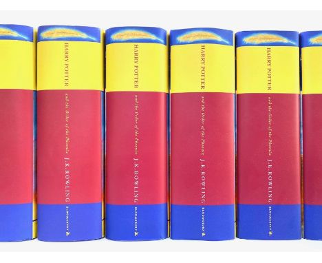 Rowling, J. K. Harry Potter and the Order of the Phoenix, two first editions, six second editions, London: Bloomsbury, 2003. 