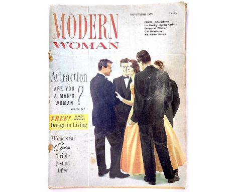 Fleming, Ian. A Pattern of Love and Hate [Quantum of Solace], first UK edition, published in Modern Woman magazine, November 