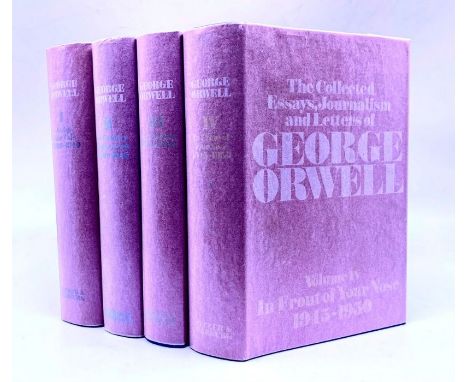 Orwell, George. Essays, in four volumes, first edition thus, London: Secker &amp; Warburg, 1968, very good in wrappers (4)