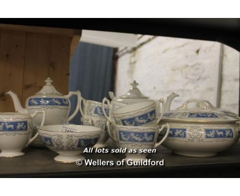 Coalport Revelry Part Tea Service, Teapot Damaged