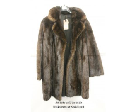 Mink jacket.