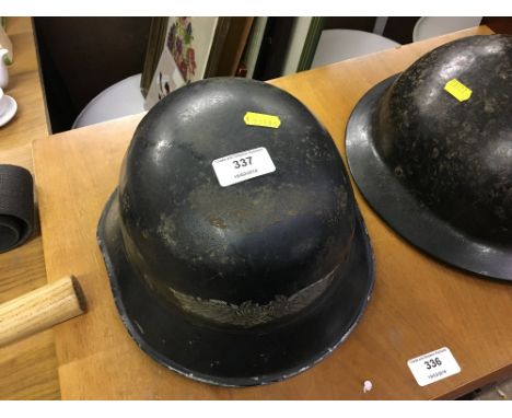 A German WW2 Lufftsutz Civil Defence helmet 