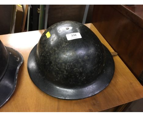 A WW2 Bakelite munition workers helmet 
