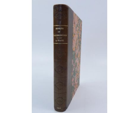 Stark (Adam). The History and Antiquities of Gainsbrugh .... FIRST EDITION, folding engraved frontispiece, map, four engraved