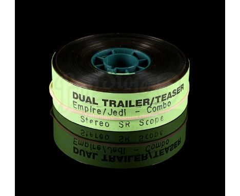 LUCASFILM - Roll of 35mm film. Labelled as copy 467. Original green "National Service" wrapper with rubber band around outsid