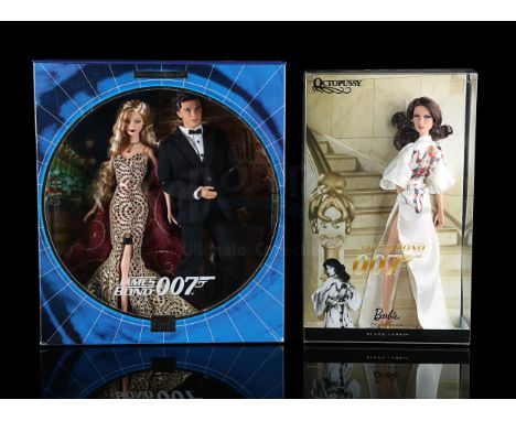 MATTEL - Ken and Barbie Bond gift set from Pop Culture collection released in 2002. Opened but contents unused. Octopussy Bar