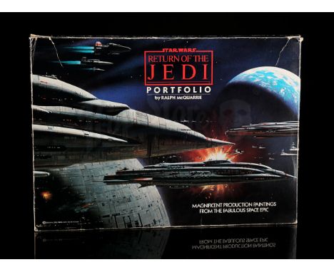 BALLANTINE - A Return of the Jedi portfolio published in 1983. Presented in fold-out cardboard folder. Includes twenty full c