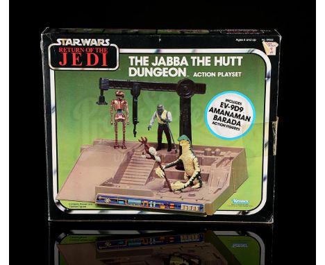 KENNER - Contents complete with three figures (Amanaman, Barada, and EV9D9) all in sealed baggies. Missing instructions. Good