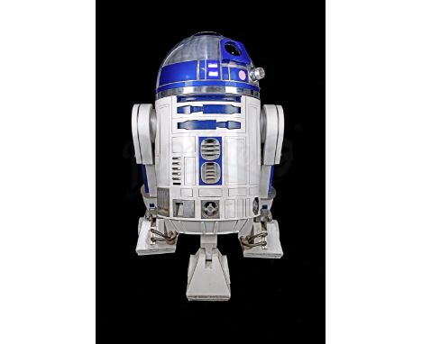 UNKNOWN - A static 1:1 scale replica of R2-D2. Made from metal and plastic. Intricately detailed. Moveable chromed metal dome